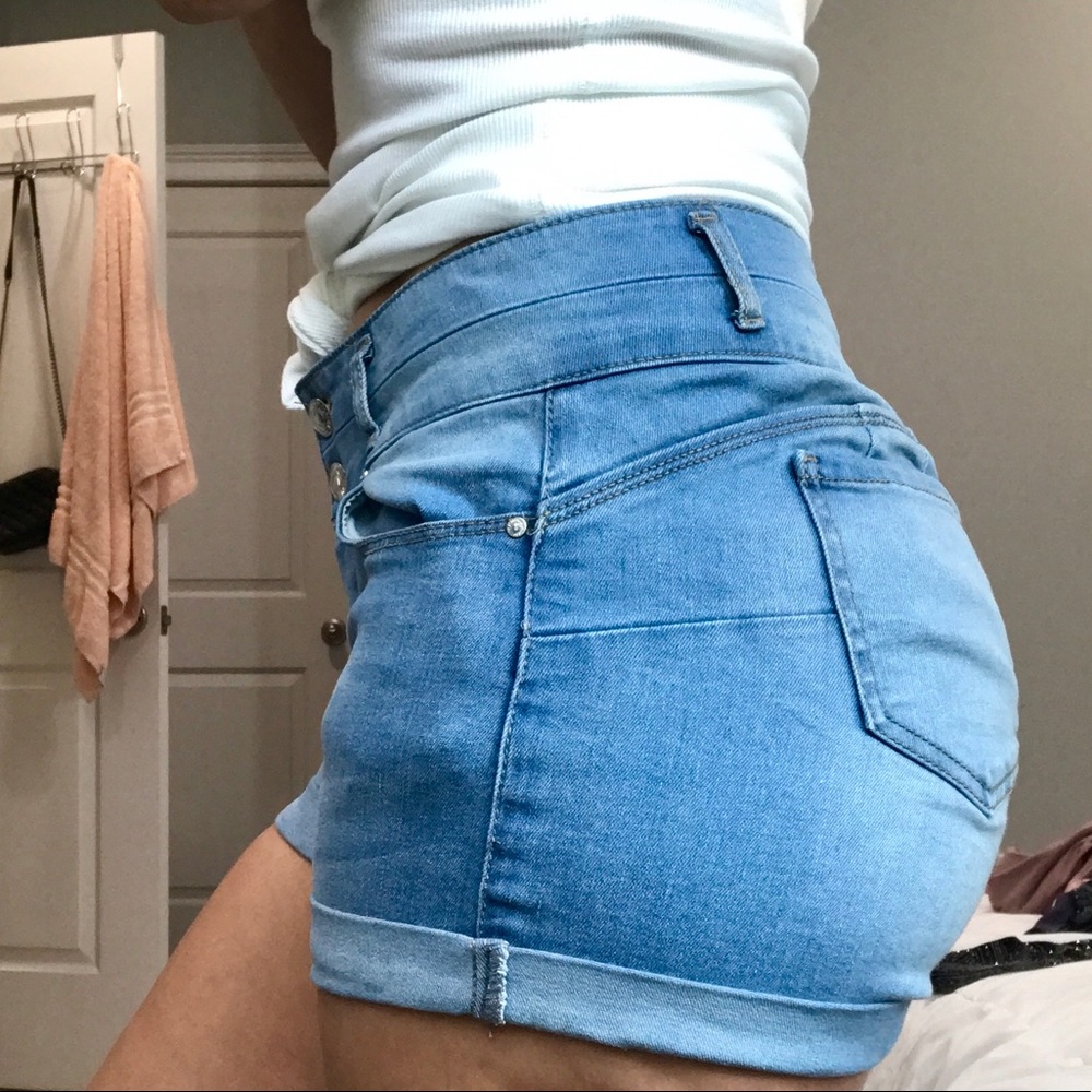 Denim shorts